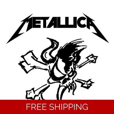 Metallica Metal Band Music Die Cut Vinyl Decal sticker Metallica Metal Band Music Die Cut Vinyl Decal sticker